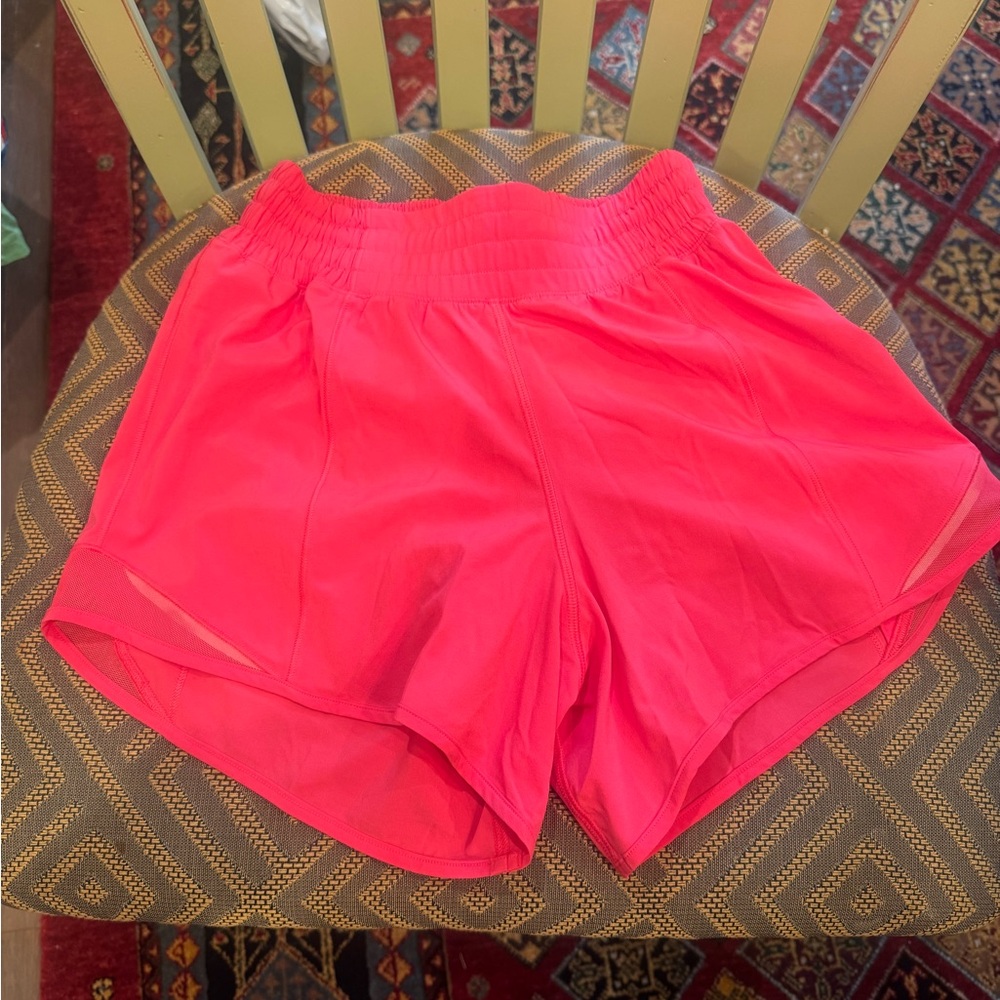 lululemon athletica Hot Pink Athletic Shorts